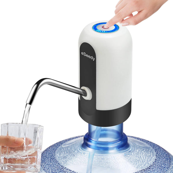 eSeedy Water Dispenser, Automatic Electric Drinking Water Pump for 5 Gallon Water Bottle and Water Jugs